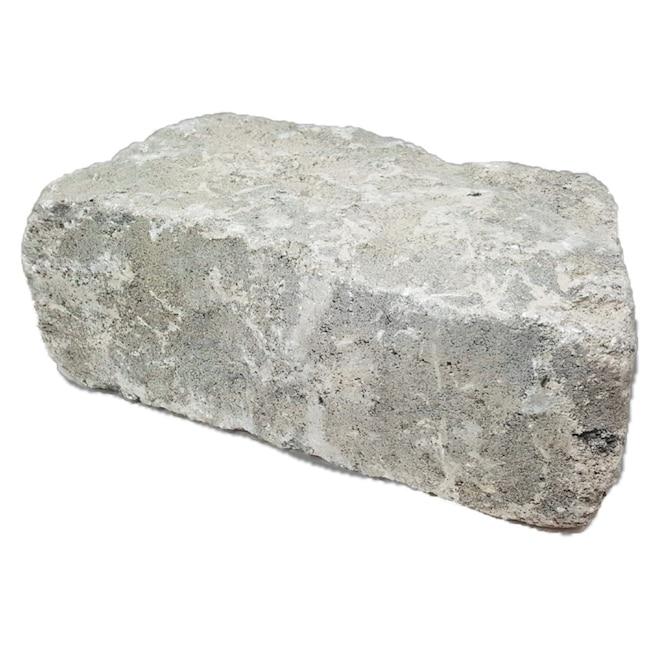 11-in x 4-in x 6-in Heritage Gray Concrete Retaining Wall Block