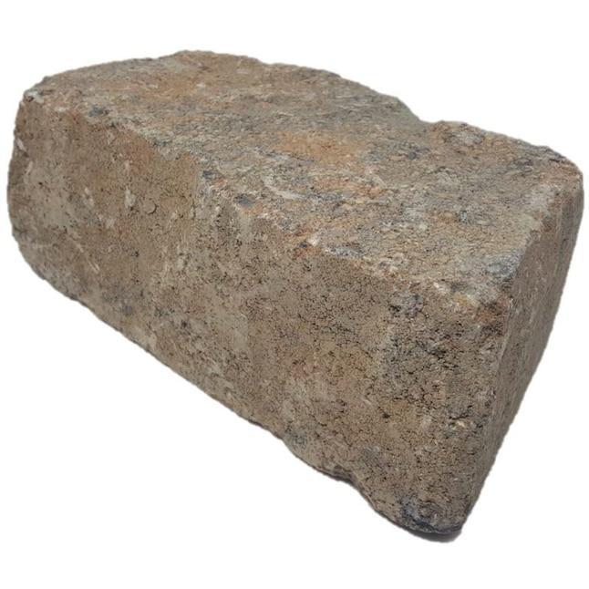 11-in x 4-in x 6-in Sahara Sand Concrete Retaining Wall Block