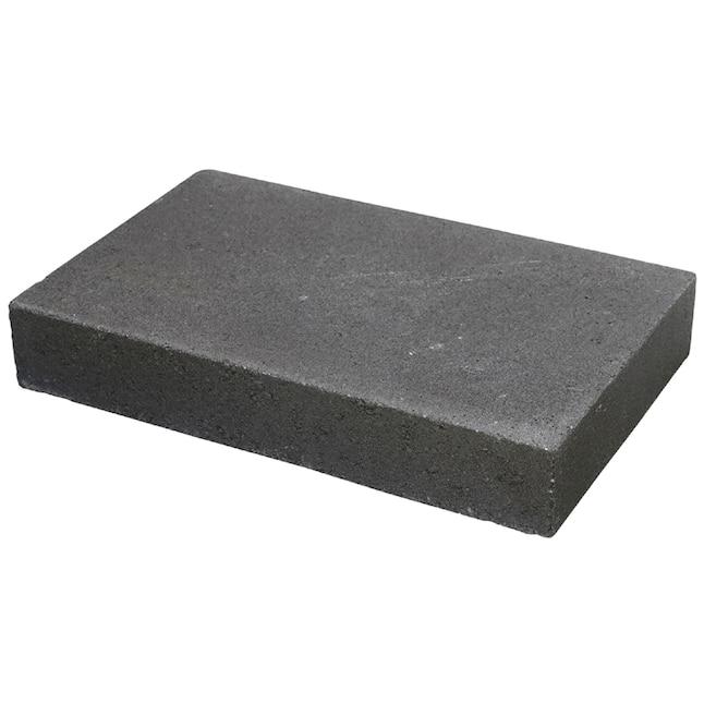 12-in x 2-in x 8-in Gray Concrete Retaining Wall Cap
