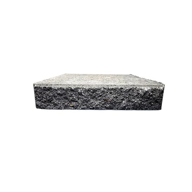 12-in x 3-in x 7-in Charcoal Concrete Retaining Wall Cap