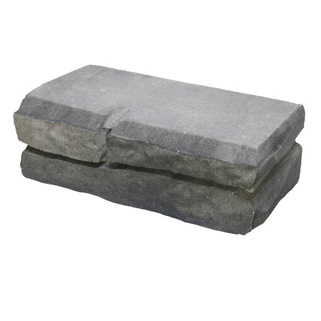 12-in x 4-in x 5.75-in Riverblend Concrete Retaining Wall Block