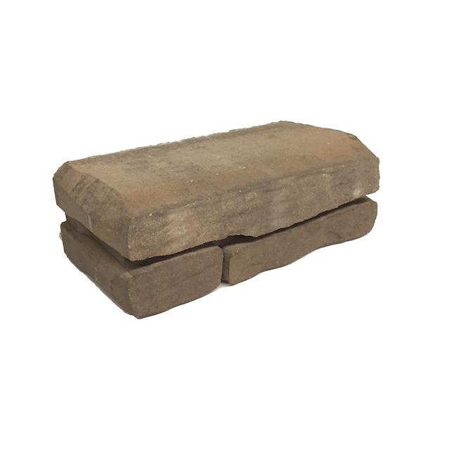 12-in x 4-in x 5.75-in Sandstone Concrete Retaining Wall Block
