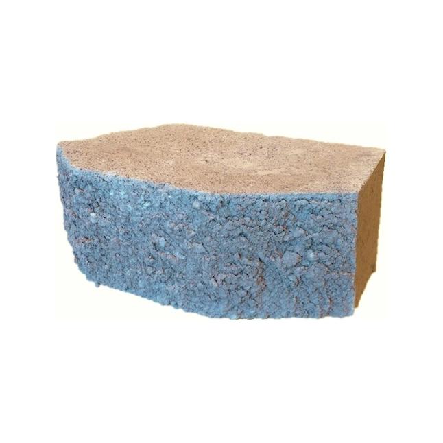 12-in x 4-in x 8-in Walnut Concrete Retaining Wall Block