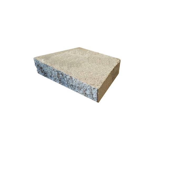 16-in x 3-in x 11-in Gray/Charcoal Concrete Retaining Wall Cap