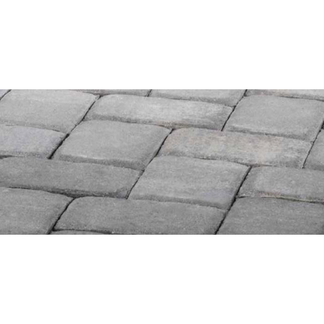300-Pack Overlay Paver 9-in L x 6-in W x 1.2-in H Gray Concrete Paver