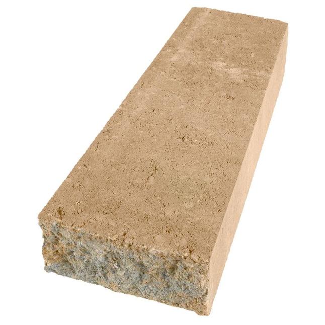 4-in x 2-in x 9-in Yukon/Hard Split Face Concrete Retaining Wall Cap