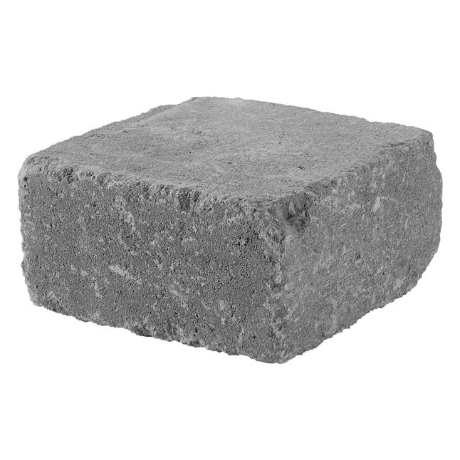 7-in x 3.5-in x 7-in Gray Slate/Tumbled Concrete Retaining Wall Block