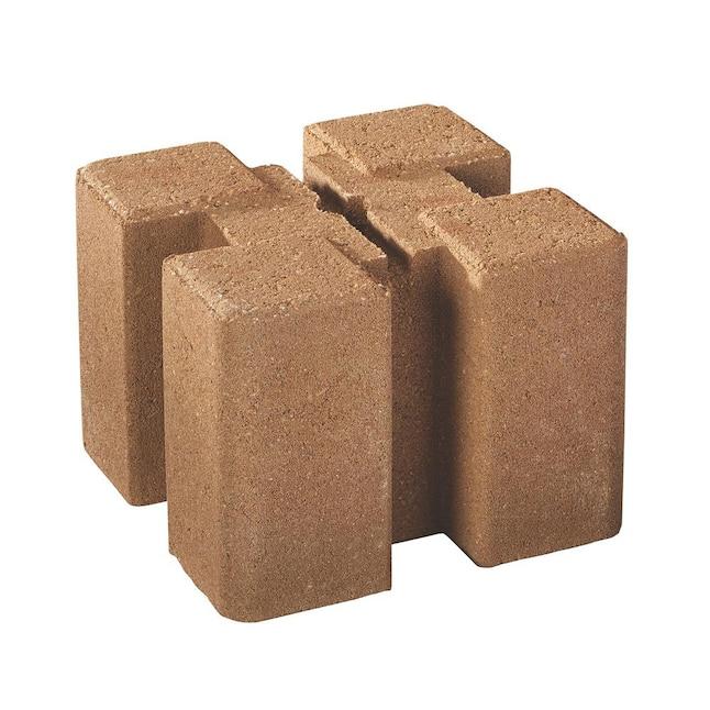 8-in x 6-in x 8-in Tan Concrete Retaining Wall Block