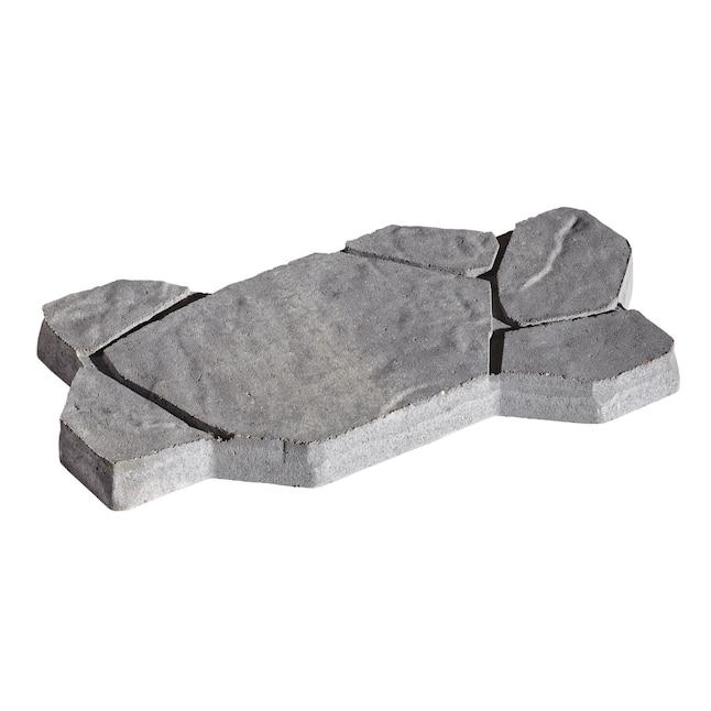 84-Pack Trailway 24-in L x 13-in W x 2-in H Sable Concrete Interlocking Stepping Stone
