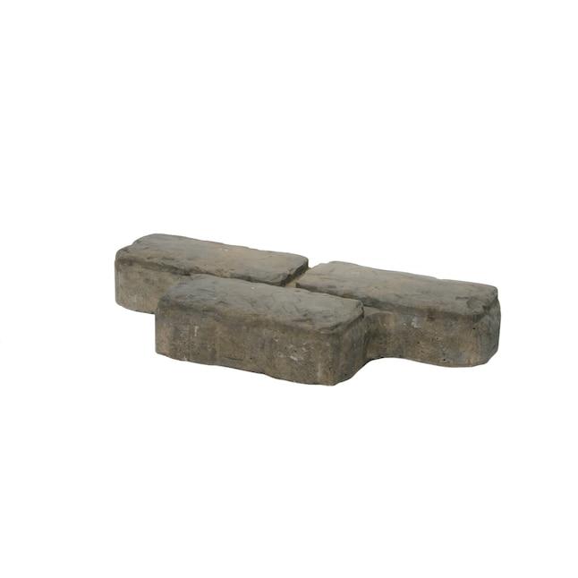 Camden Cobble 16-in L x 8-in W x 2-in H Grey/Charcoal Concrete Paver