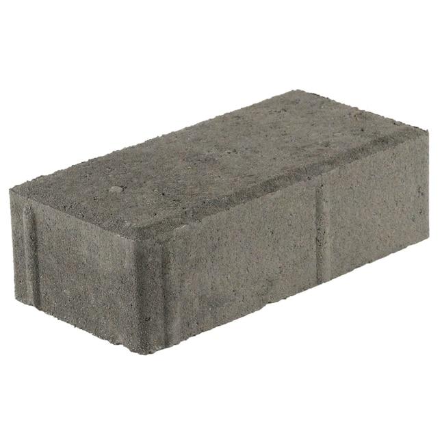 Holland 60mm Paver 8-in L x 4-in W x 2.25-in H Granite/Smooth Concrete Interlocking Paver