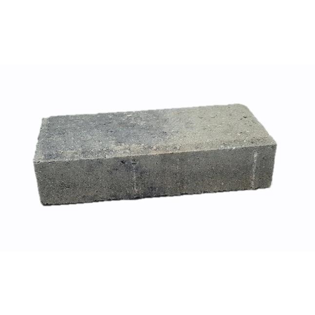 Holland Paver 8-in L x 4-in W x 2-in H Gray/Charcoal Concrete Interlocking Patio Stone