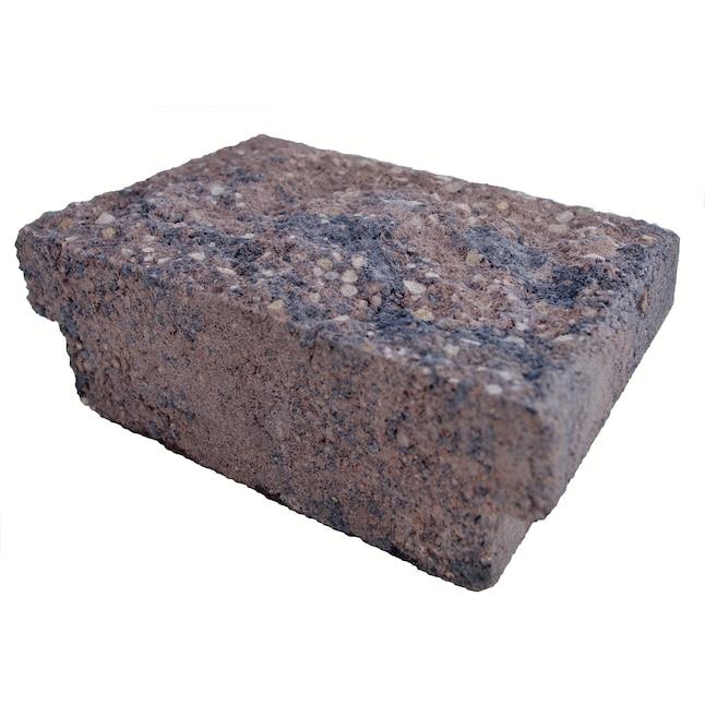 Insignia 9-in L x 5-in W x 3-in H Brown/Charcoal Blend Concrete Straight Edging Stone