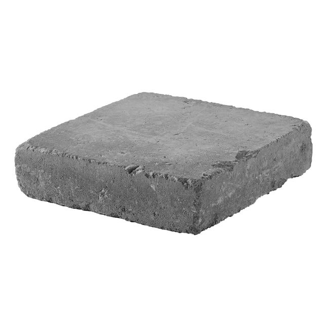 Rumblestone 7-in L x 7-in W x 1.75-in H Gray Slate/Tumbled Concrete Interlocking Paver