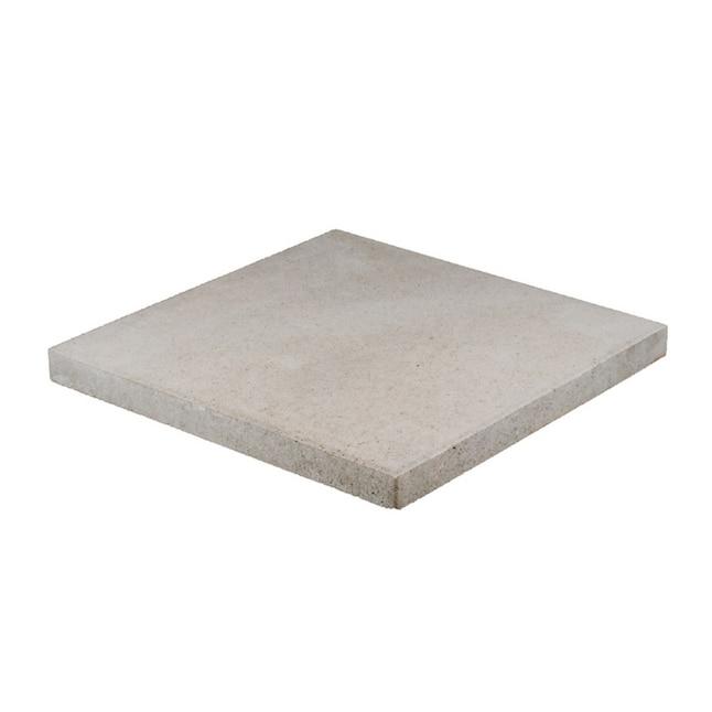 Square 23-in L x 23-in W x 2-in H Gray Concrete Patio Stone