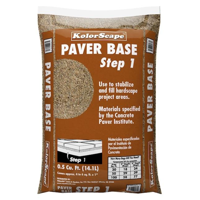 Step 1 0.5-cu ft Tan/Brown Paver Base