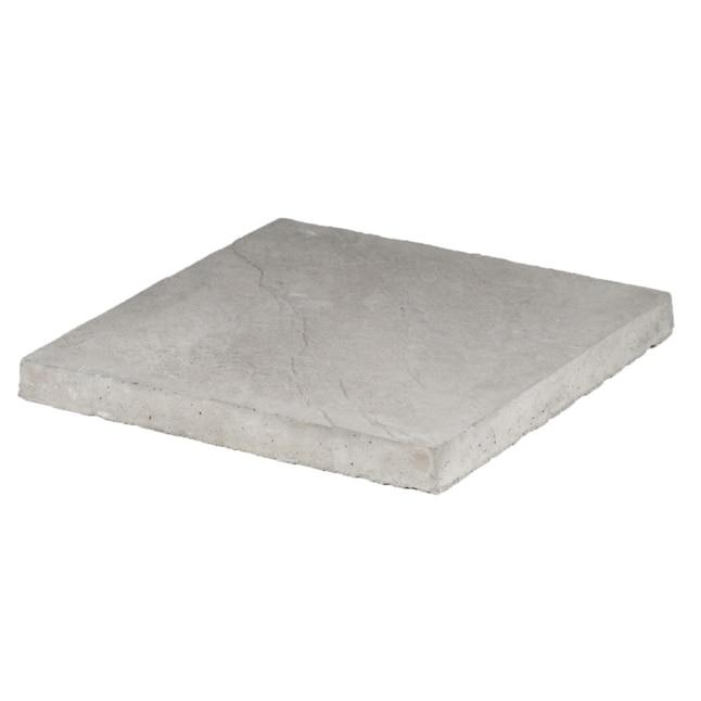 Yorkstone 18-in L x 18-in W x 2-in H Gray Concrete Patio Stone