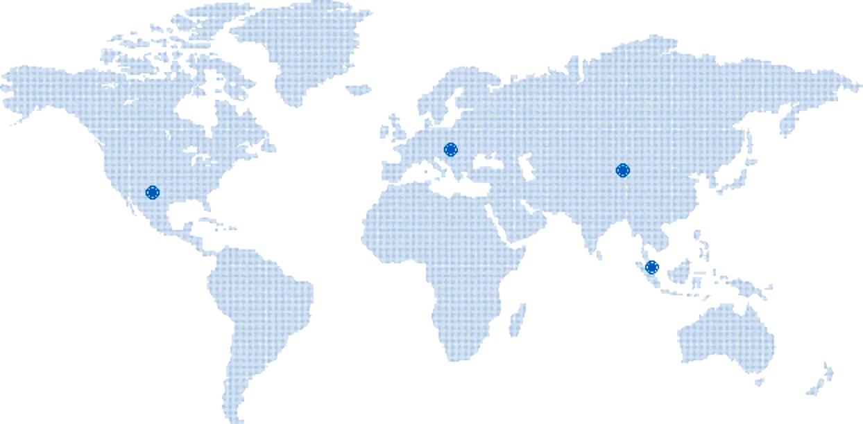 Mappa della rete globale di distributori GRABO